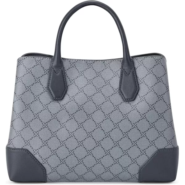 imageNine West Brooklyn Jet Set SatchelBeige LogoMilk