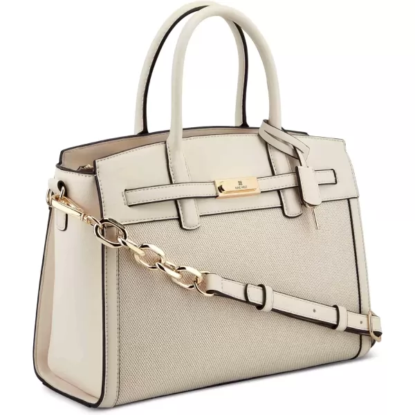 imageNine West Dax Jetset SatchelNatural Cream