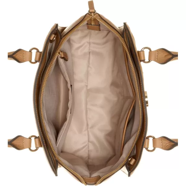 imageNine West Graysen Jet Set SatchelCamel