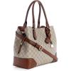 imageNine West Brooklyn CarryallBeige LogoMahogany