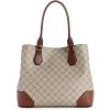 imageNine West Brooklyn CarryallBeige LogoMahogany