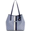 imageNine West Delaine 2 in 1 ToteChambray LogoNavy
