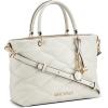 imageNine West Womens Regan Elite SatchelMilk