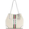 imageNine West Delaine 2 in 1 ToteCream LogoWhite