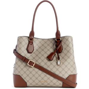 imageNine West Brooklyn CarryallBeige LogoMahogany