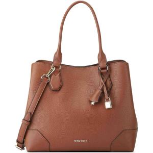imageNine West Brooklyn Jet Set CarryallSaddle Tan