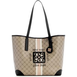 imageNine West Delaine 2 in 1 ToteBeige LogoBlack