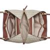 imageNine West Etta Jet Set CarryallBeige Logomahogany