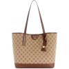 imageNine West Teagan 2 in 1 ToteMocha LogoMahogany