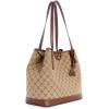 imageNine West Teagan 2 in 1 ToteMocha LogoMahogany