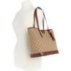imageNine West Teagan 2 in 1 ToteMocha LogoMahogany