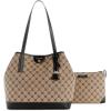 imageNine West Teagan 2 in 1 ToteNatural LogoBlack