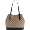 imageNine West Teagan 2 in 1 ToteNatural LogoBlack