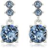 imageNine West Womens Boxed NecklacePierced Earrings Set SilverBlue One Size