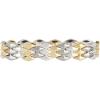 imageNine West Boxed Geometric Stretch Bracelet SilverGoldHematite TriTone