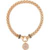 imageNine West Womens Boxed Bracelet Pave Circle Stretch GoldCrystal Gold