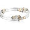 imageNine West Womens Tri Tone Bangle Bracelet