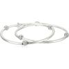 imageNine West quotNw Boxed Giftingquot SilverTone 2 Piece Bangle Bracelet