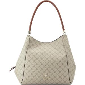 imageNine West Etta Jet Set CarryallBeige Logomahogany