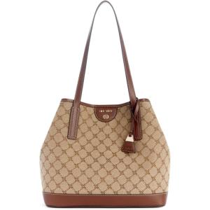 imageNine West Teagan 2 in 1 ToteMocha LogoMahogany