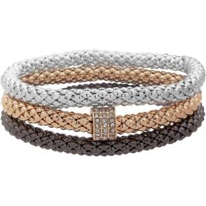 imageNine West quotNw Boxed Gifting 2 Piece Bangle BraceletTriTone