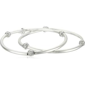 imageNine West quotNw Boxed Giftingquot SilverTone 2 Piece Bangle Bracelet