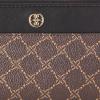 imageNine West Reflected 9 Zip Around Wallet with WristletBrownBlack