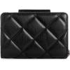 imageNine West Womens SLG French Designer Mirabella Frech Wallet with snap Holder and Zipper Compartment All with Card and Money Designed in Soft Diamond Quilt with Interior Organization and Branding