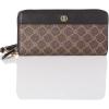 imageNine West Reflected 9 Zip Around Wallet with WristletBrownBlack