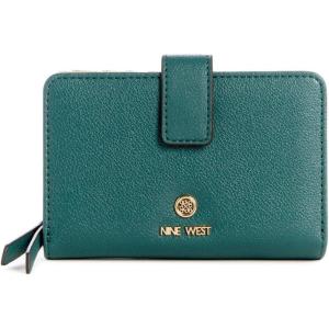imageNine West Lockup 9 French WalletBottle Green
