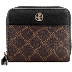 imageNine West Reflected 9 Small Zip Around Wallet BrownBlack