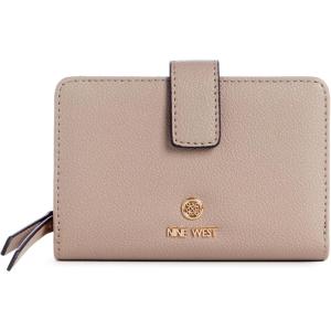 imageNine West Womens Lockup 9 SLG French Wallet Designer HandbagPumice