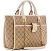 imageNine West Allington Small Tote Mocha LogoBeige