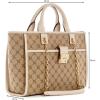 imageNine West Allington Small Tote Mocha LogoBeige