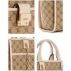 imageNine West Allington Small Tote Mocha LogoBeige