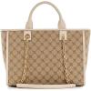 imageNine West Allington Small Tote Mocha LogoBeige