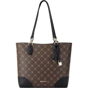 imageNine West Brooklyn Small Jet Set ToteBrownblack