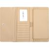 imageNine West Lockup 9s Chec Sec Wallet Beige Logo Bluestone