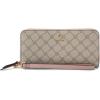 imageNine West Lockup 9 Zip Around with Wristlet Beige Logo Dusk