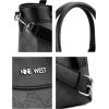 imageNine West Lior SatchelJet Black Logo
