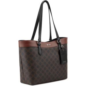 imageNine West Lior ToteBrown Logo Multi