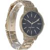 imageNine West Womens Crystal Accented Bracelet WatchGoldBlack