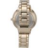 imageNine West Womens Crystal Accented Bracelet WatchGoldBlack