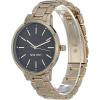 imageNine West Womens Crystal Accented Bracelet WatchGoldBlack