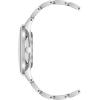 imageNine West Womens Crystal Accented Bracelet WatchSilver Floral