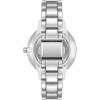 imageNine West Womens Crystal Accented Bracelet WatchSilver Floral