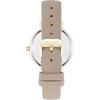 imageNine West Womens Floral Dial Saffiano Strap Watch NW3192Taupe