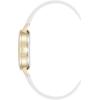 imageNine West Womens Floral Dial Saffiano Strap Watch NW3192White