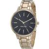 imageNine West Womens Crystal Accented Bracelet WatchGoldBlack