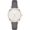 imageNine West Womens Genuine Crystal Accented Strap Watch NW3184GreyRose Gold